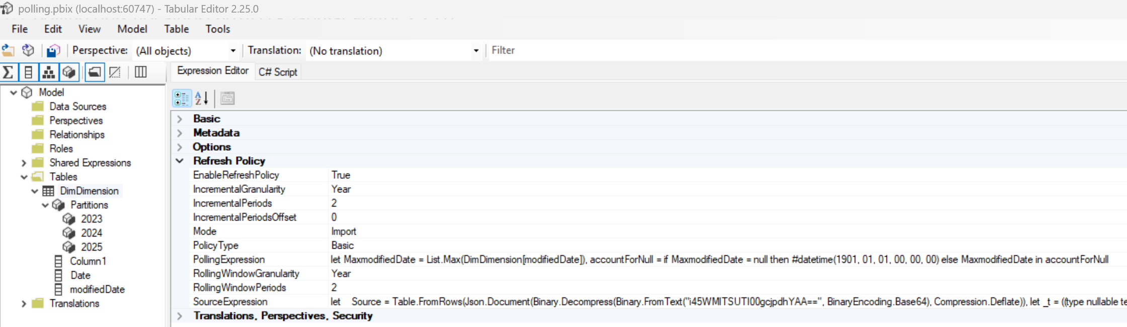 Incremental Refresh on Slowly Changing Dimension in Power BI